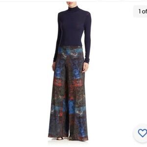 Alice + Olivia Multicolor Wide-Leg Pants